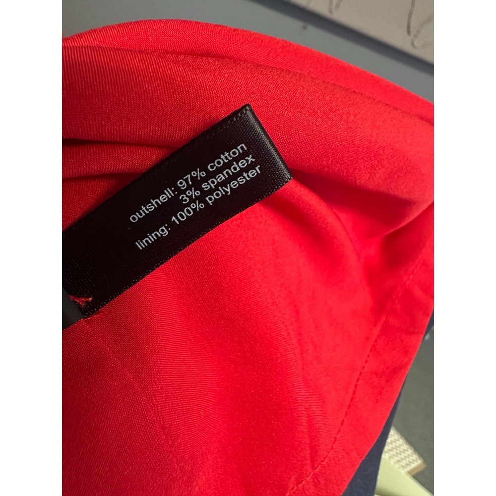 The Limited Dress Womens Size 0 Red Fit Flare Sailor Nautical Summer Casual - Picture 3 of 4